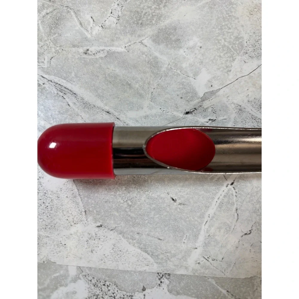 Vintage Stainless Steel Apple‎ Corer Fruit Pit Remover Tool with Red Handle Grip